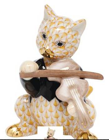 Cats Cat With Fiddle-Butterscotch - No Box