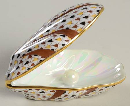 Shells Oyster With Pearl-Mosaic - No Box