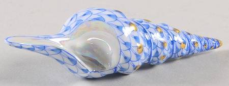 Shells Spiral Shell-Blue - No Box 60