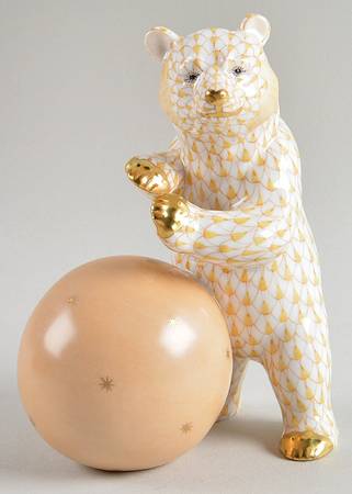 Bears Bear With Ball-Butterscotch - No Box