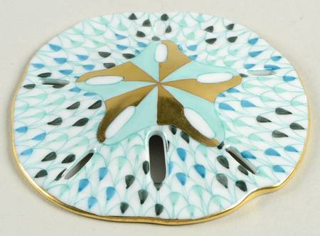 Shells Sand Dollar-Turquoise - No Box