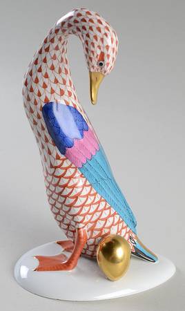 Nursery Rhymes-Fairy Tales Goose W/Golden Egg-Rust - No Box