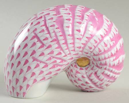 Shells Nautilus Shell-Raspberry - No Box