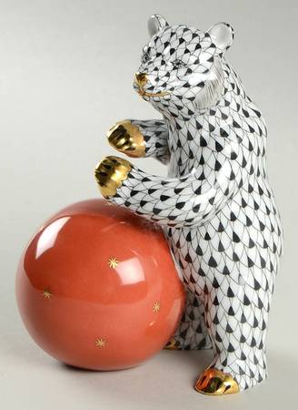 Bears Bear With Ball-Black - No Box
