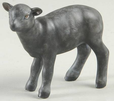 Lambs & Goats Baby Lamb-Natural/Black - No Box