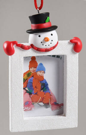 Hallmark Christmas Ornament Snowman Picture Frame - No Box