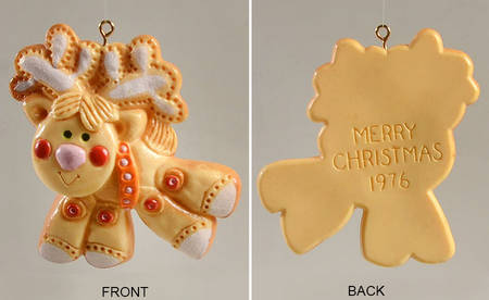 1976 Hallmark Christmas Ornaments Tree Treat: Reindeer - Boxed