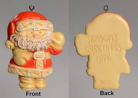 1976 Hallmark Christmas Ornaments Tree Treat:Santa - Boxed