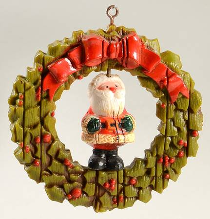 1976 Hallmark Christmas Ornaments Twirl About-Santa - No Box