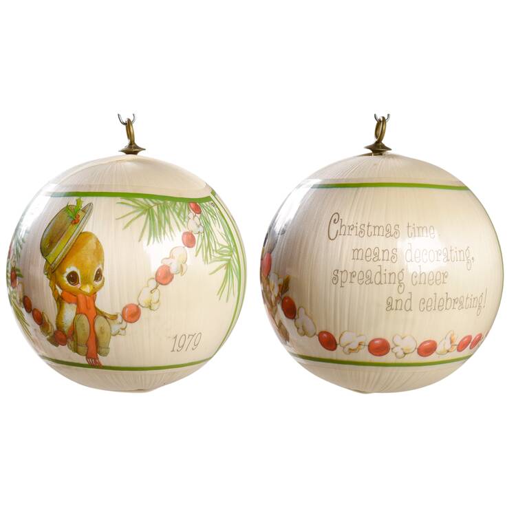 1979 Hallmark Christmas Ornaments Spencer Sparrow - Boxed