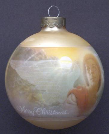1979 Hallmark Christmas Ornaments Black Angel - Boxed