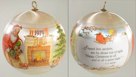 1979 Hallmark Christmas Ornaments The Night Before Christmas - No Box