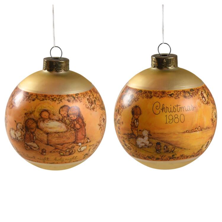 1980 Hallmark Christmas Ornaments Nativity - Boxed