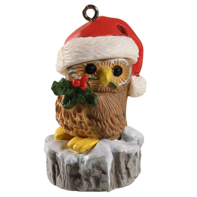1980 Hallmark Christmas Ornaments Little Trimmer-Christmas Owl - No Box