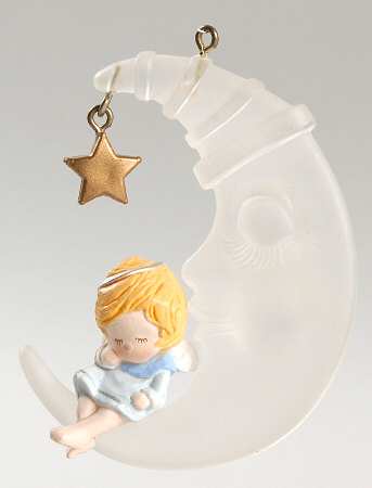 1980 Hallmark Christmas Ornaments A Heavenly Nap - Boxed