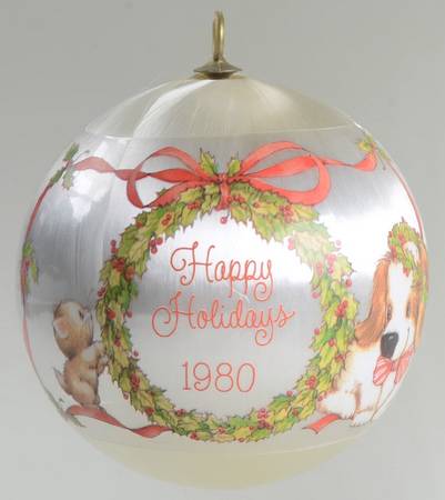 Ambassador Line Ball Ornaments by Hallmark Gold Crown