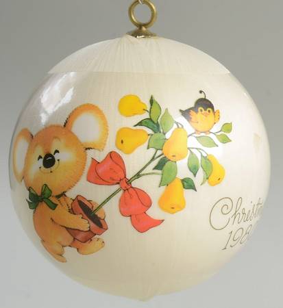 1980 Hallmark Christmas Ornaments Happy Christmas - Boxed