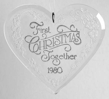 Holiday Highlights 1980-First Christmas-Dated - With Box