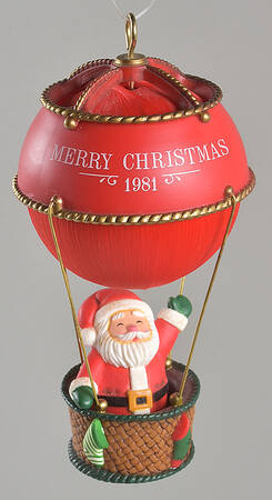 1981 Hallmark Christmas Ornaments Sailing Santa - Boxed