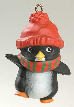 1981 Hallmark Christmas Ornaments Little Trimmer-Perky Penguin - Boxed
