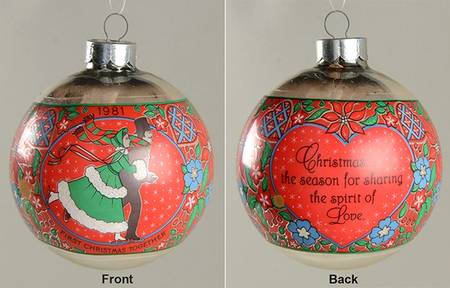 1981 Hallmark Christmas Ornaments First Christmas Together - Boxed
