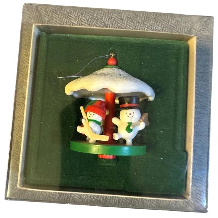 Carousel 1982-Snowmen - Boxed