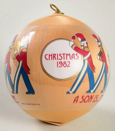 1982 Hallmark Christmas Ornaments Son - Boxed
