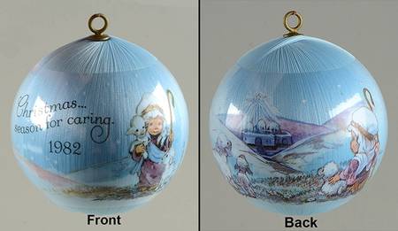 1982 Hallmark Christmas Ornaments Season For Caring - Boxed