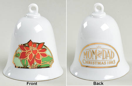 1983 Hallmark Christmas Ornaments Mom And Dad - No Box