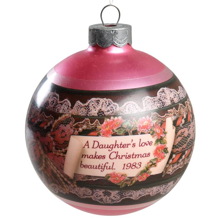 1983 Hallmark Christmas Ornaments Daughter - Boxed