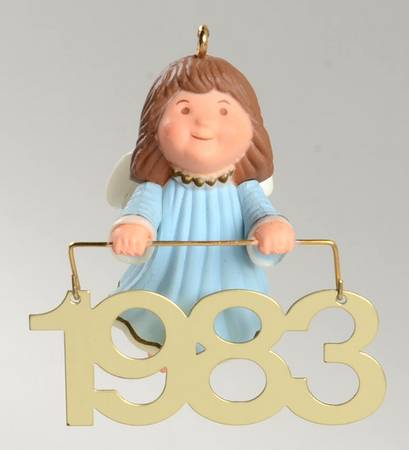 1983 Hallmark Christmas Ornaments Angel Messenger - Boxed