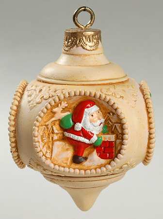1983 Hallmark Christmas Ornaments Santa's On His Way - Boxed