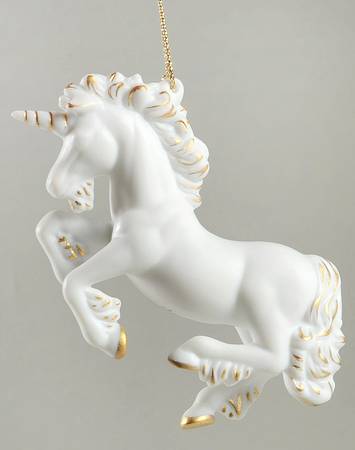 1983 Hallmark Christmas Ornaments Unicorn - Boxed