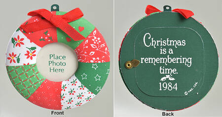 1984 Hallmark Christmas Ornaments Christmas Memories-Photo - No Box