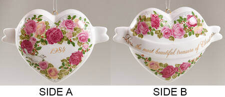 1984 Hallmark Christmas Ornaments Heartful Of Love - Boxed