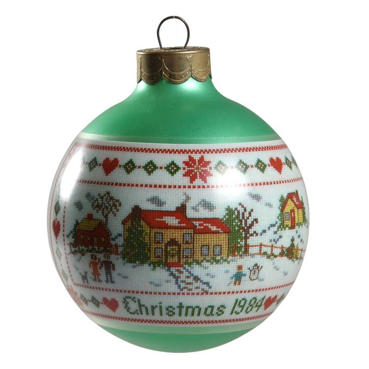 1984 Hallmark Christmas Ornaments From Our Home To Yours - No Box