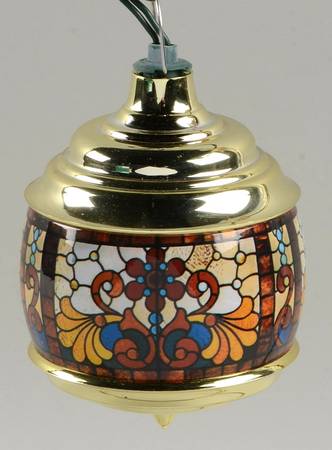 1984 Hallmark Christmas Ornaments Stained Glass - Boxed