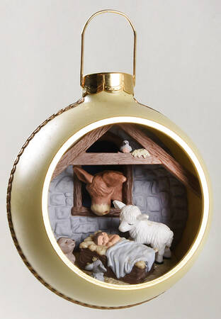 1986 Hallmark Christmas Ornaments Gentle Blessings-Lighted - Boxed