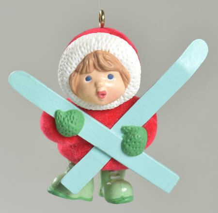 1986 Hallmark Christmas Ornaments Ski Tripper - Boxed