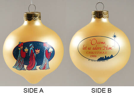 1986 Hallmark Christmas Ornaments The Magi - Boxed