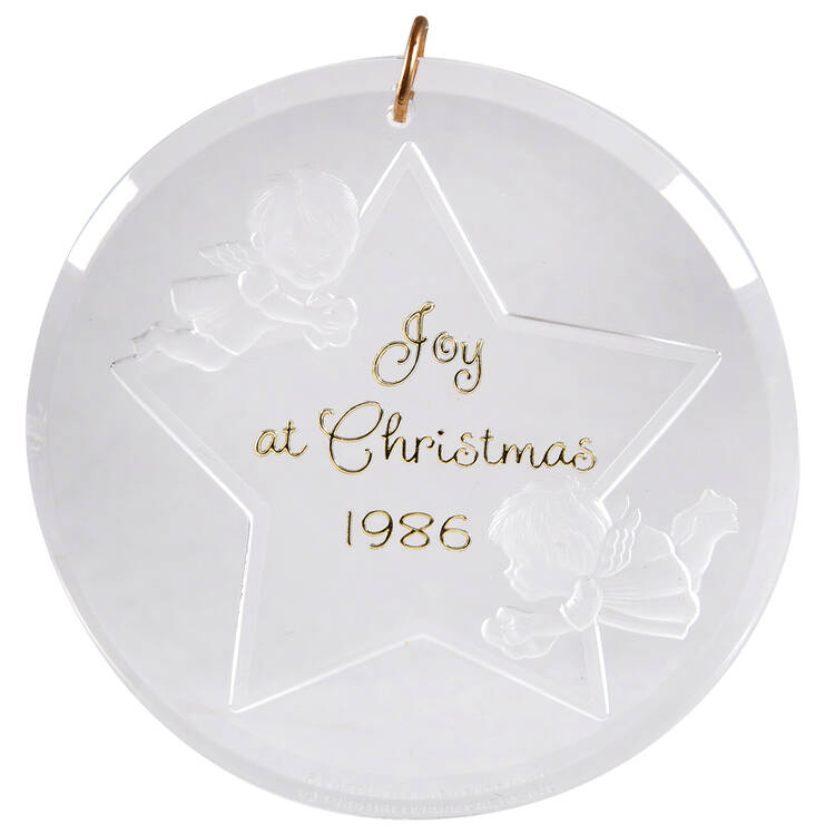 1986 Hallmark Christmas Ornaments Star Brighteners - Boxed