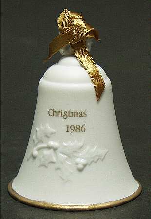 1986 Hallmark Christmas Ornaments 50 Years Together-Bell - Boxed