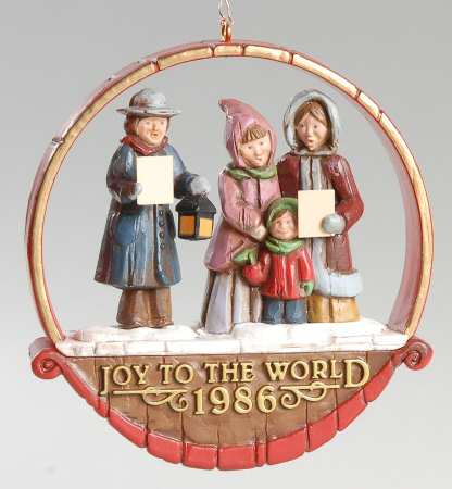 1986 Hallmark Christmas Ornaments Joyful Carolers - Boxed