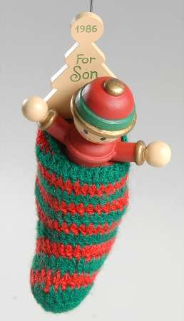 1986 Hallmark Christmas Ornaments Son - Boxed