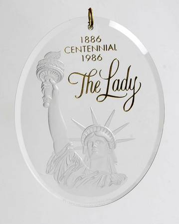 1986 Hallmark Christmas Ornaments Statue Of Liberty - No Box