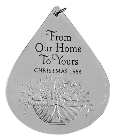 1986 Hallmark Christmas Ornaments From Our Home To Yours - Boxed