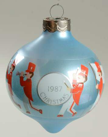1987 Hallmark Christmas Ornaments Grandson - Boxed
