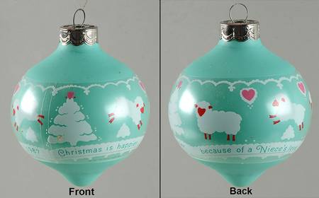 1987 Hallmark Christmas Ornaments Niece - Boxed