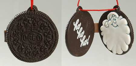 1988 Hallmark Christmas Ornaments Oreo Cookie - Boxed
