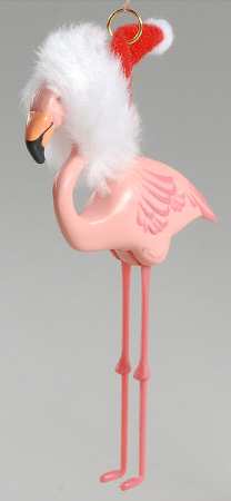 1988 Hallmark Christmas Ornaments Santa Flamingo - Boxed